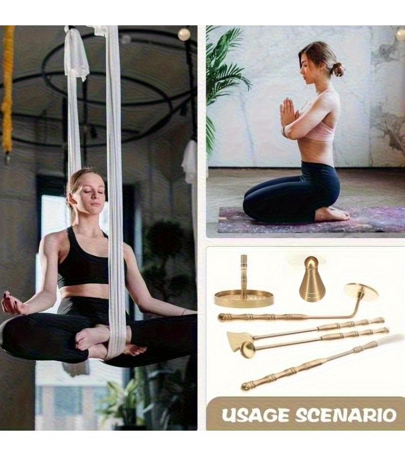 مجموعة أدوات صنع البخور النحاسية DIY المكونة من 6 قطع مع قالب مخروطي - Image 5