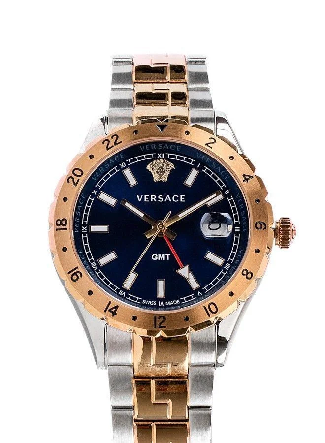 VERSACE Hellenyium GMT Blue Dial Watch