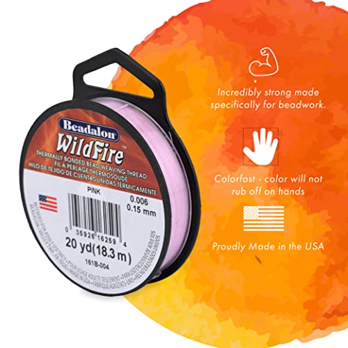 Beadalon Wildfire Stringing Thread .006" X50'-Black - Image 2