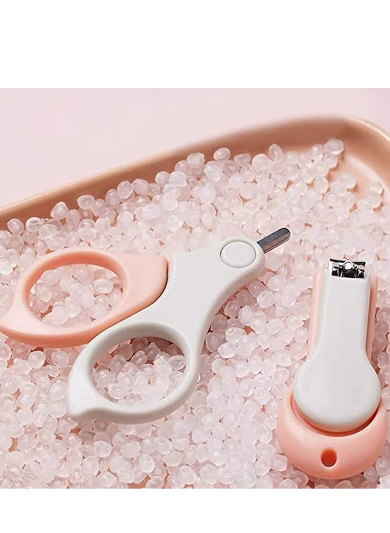KASTWAVE Baby Nail Kit, 4-in-1 Baby Nail Care Set, Baby Manicure Kit and Pedicure kit, Baby Nail Clippers, Scissor, Baby Nail File & Tweezer for Baby Boy and Baby Girl, Baby Grooming Kit (Pink) - Image 4