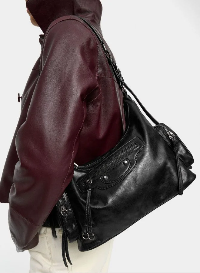 PARFOIS Shoulder bag with aged effect