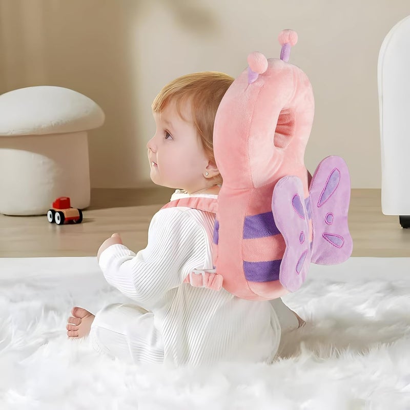 PandaEar Baby Head Protection Backpack with 2 Baby Knee Pads for Walking  Crawling Toddler Walking Head Protector Adjustable Head Protector Pad Safety Cushion - Image 2