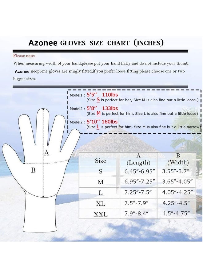 Generic Diving Gloves, 5mm Neoprene Gloves, Waterproof Warm Diving Gloves with Adjustable Velcro, Anti-Slip Water Gloves for Women Men for Diving, Surfing, Kayaking, Snorkeling, Sailing (Black, L)  - Image 5