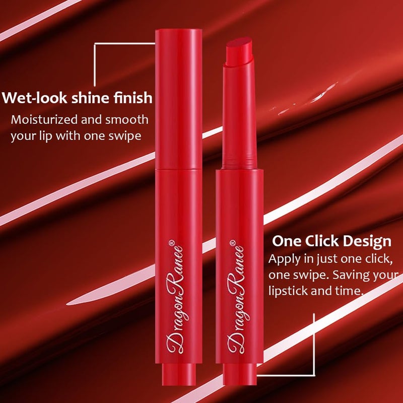 Dragon Ranee MYUANGO Moisturizing Lipstick, 0.09 OZ, Creamy Matte, 12hr Hydration, Buildable Lip Color, Lightweight Formula, Non-Sticky High Shine Finish, 12 Shades (03, TRAVVEL SIZE) - Image 3