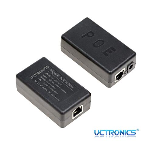 UCTRONICS USB-C PoE Splitter Gigabit, PoE to USB-C 5V/4A Power Supply for Raspberry Pi 4 and More, 802.3at Power Over Ethernet to USB Type-C Adapter - Image 4