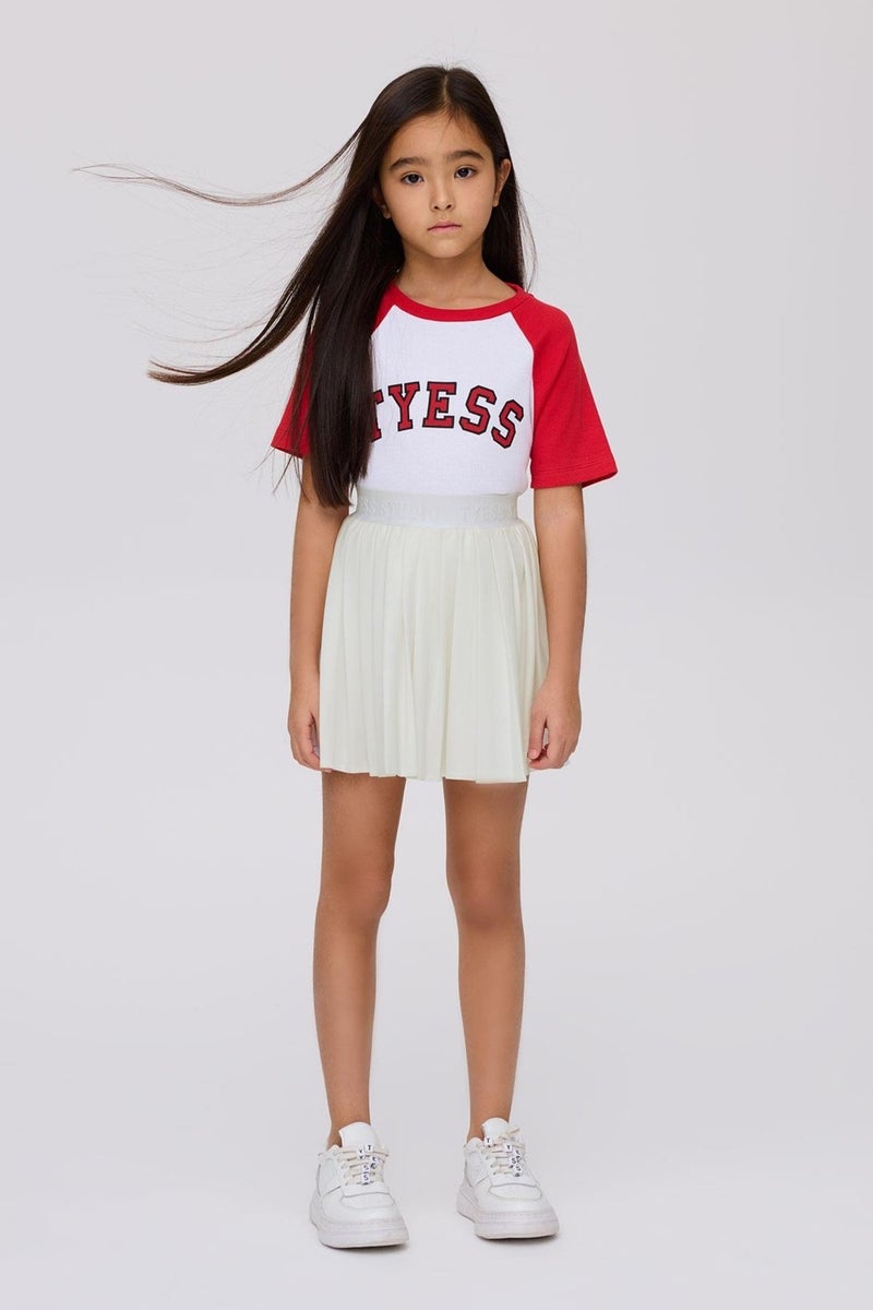 TYESS Girl White Skirt - Image 1