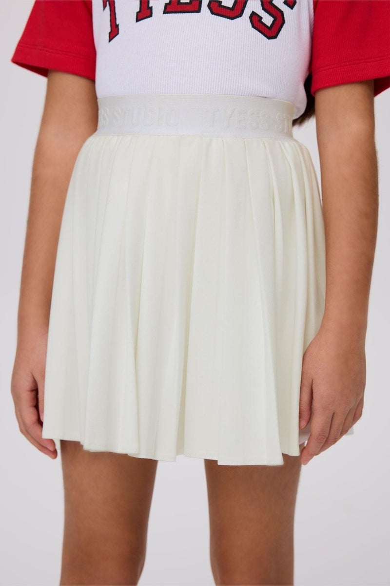 TYESS Girl White Skirt - Image 3