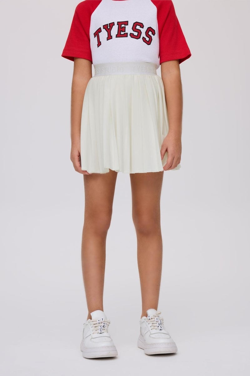TYESS Girl White Skirt - Image 2