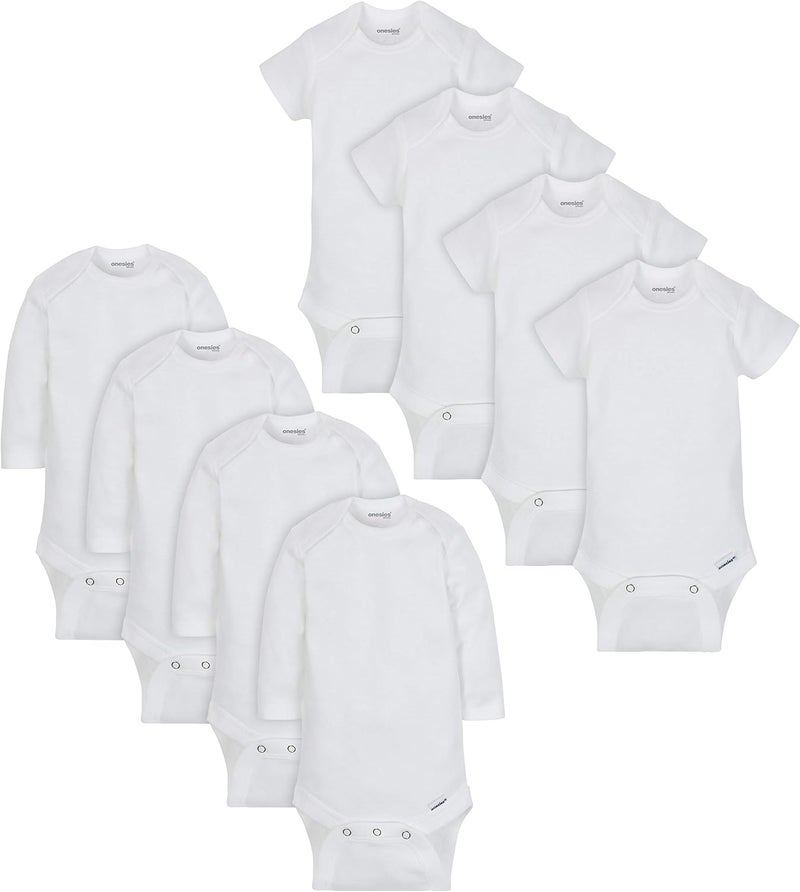 Onesies Brand unisex-baby 8-pack Bodysuits Shirt - Image 1