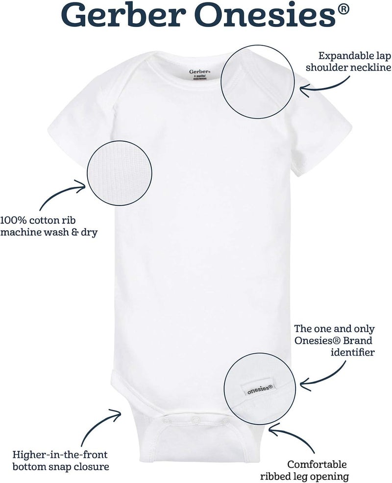 Onesies Brand unisex-baby 8-pack Bodysuits Shirt - Image 2