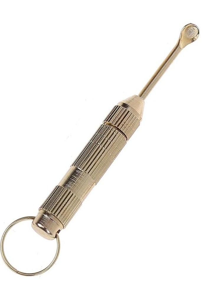 4 in1 Mini Portable Golden Opener Screwdrivers Ear Pick Ear Cleaner toothpick Keychain Kit Fashion Processed - Image 3