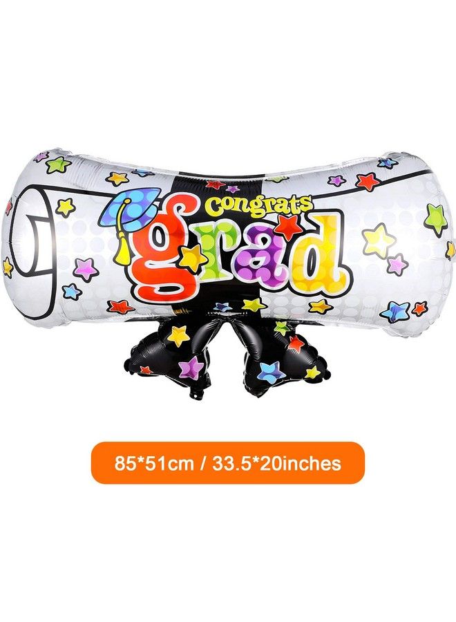 Skylety 14 Pieces Graduation Party Supplies Balloons Graduation Foil Balloons Class Of 2023 Congrats Graduation Trophy Foil Balloons For College High School Party Decorations Supplies - Image 4