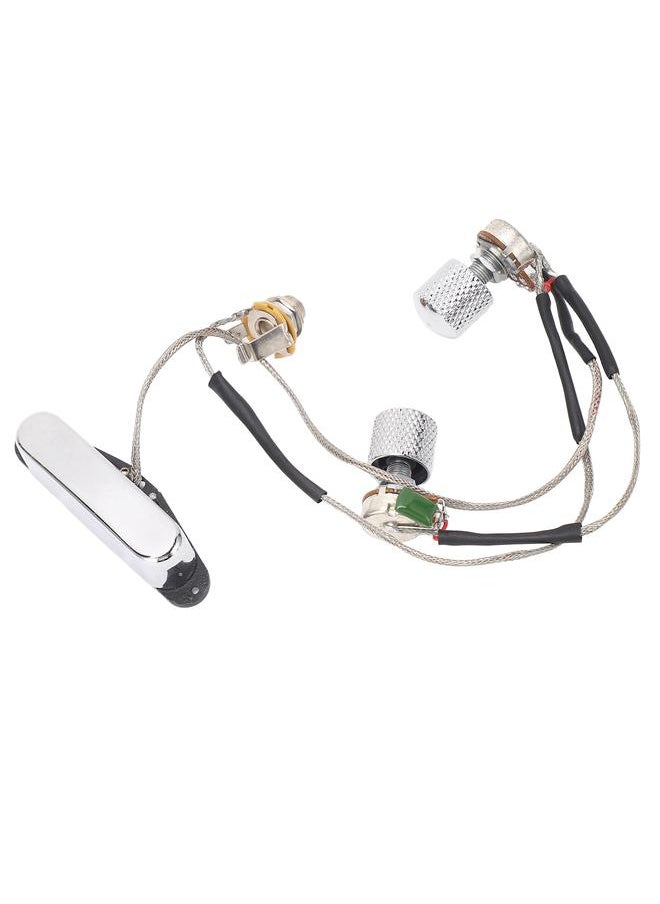 Thoraya - GMA23 Pre Wired Guitar Neck Pickup Magnet 1T1V Electric Guitar Pickup with 250K Potentiometer 6.35 Output Jack for TL - Image 1