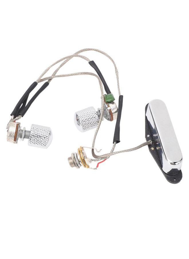 Thoraya - GMA23 Pre Wired Guitar Neck Pickup Magnet 1T1V Electric Guitar Pickup with 250K Potentiometer 6.35 Output Jack for TL - Image 1