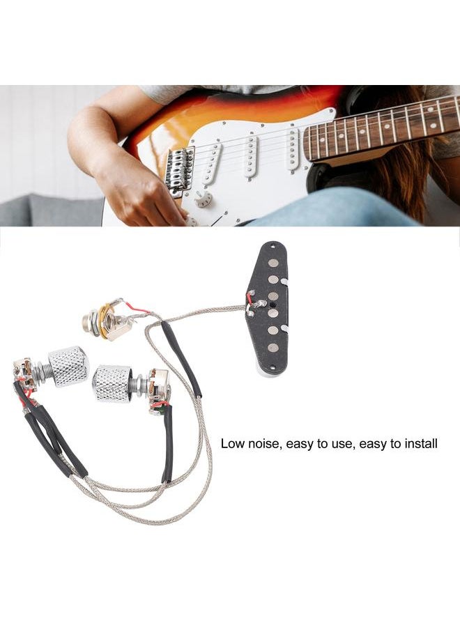 Thoraya - GMA23 Pre Wired Guitar Neck Pickup Magnet 1T1V Electric Guitar Pickup with 250K Potentiometer 6.35 Output Jack for TL - Image 1