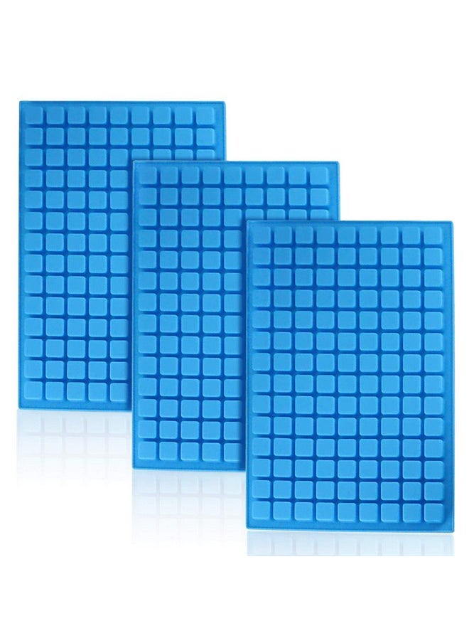 PalkSky Palksky Silicone Molds for Candy Chocolate Gummy baking, (3 PCS) 126 Cavity Mini Square mold for Ice Cube Pralines Caramels  - Image 1