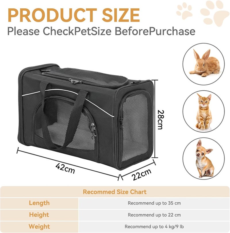 Petsfit Transport Bag for Dogs and Cats, Cat Transport Box for Dogs - Image 3