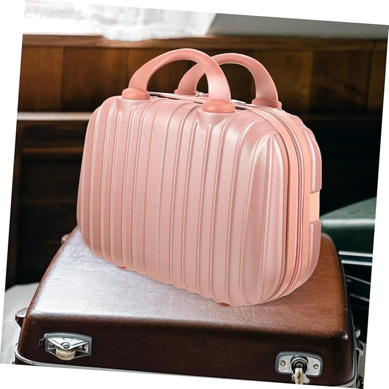 Large Capacity Portable Makeup Bag for Women Travel Cosmetic Organizer Case Black - Image 5