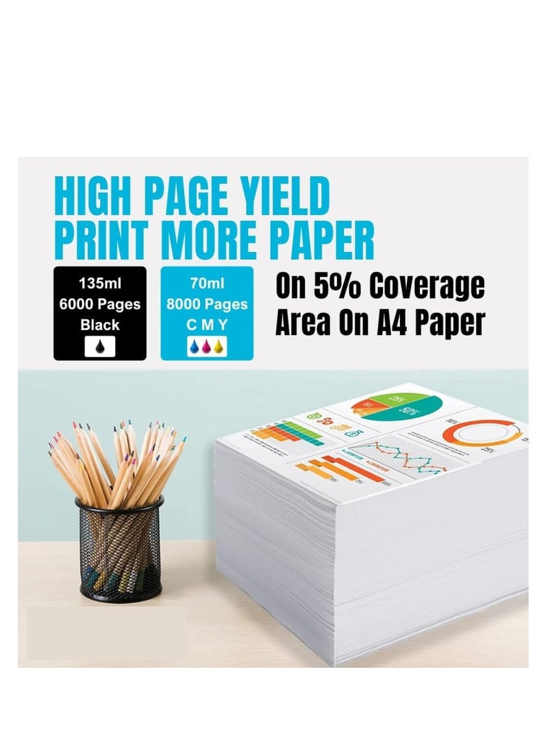 Terabyte 4-Piece Toner Cartridge For Brother LaserJet Tn241/tn261/tn221/tn251/tn281 Printer Series Multicolour - Image 5