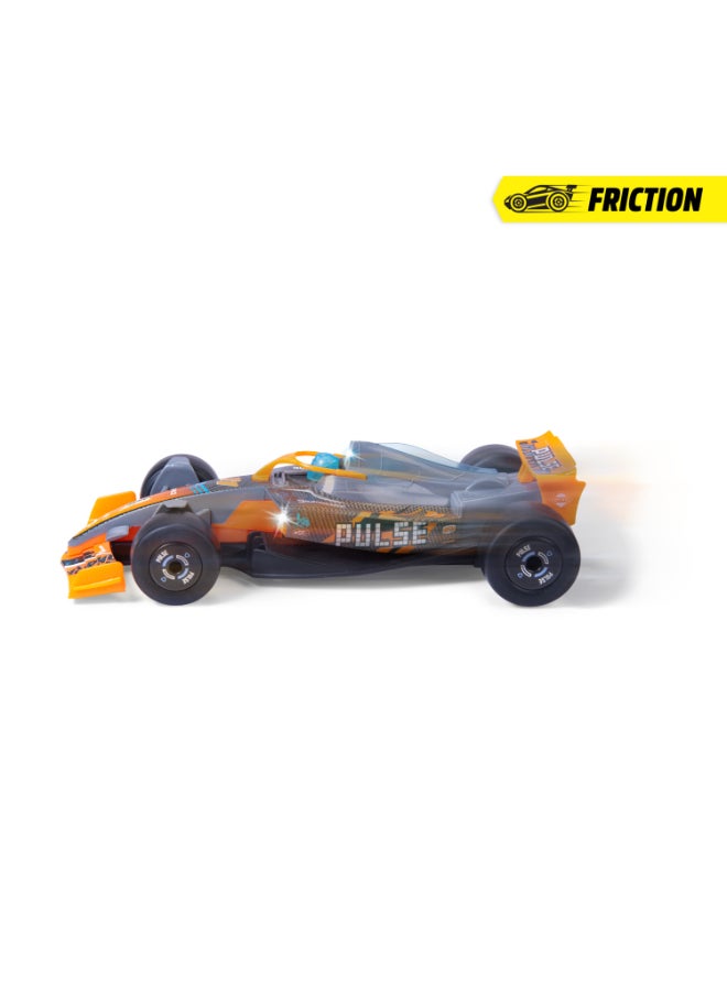 Dickie Toys Formula Racer Team Pulse - 1:24 Toy Car with Light & Sound, Friction & Rubber Wheels - 23 cm - Try Me - Image 3
