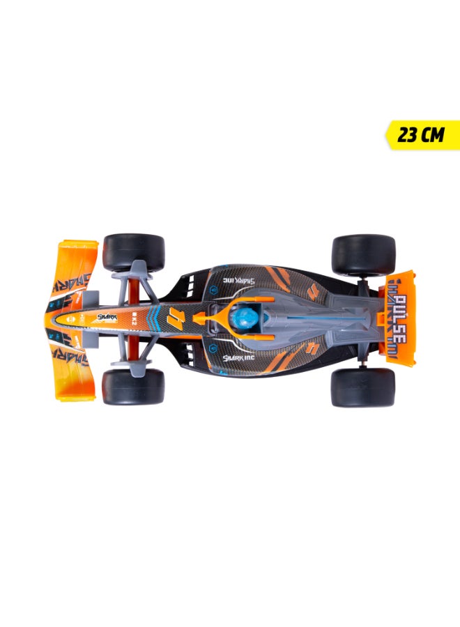 Dickie Toys Formula Racer Team Pulse - 1:24 Toy Car with Light & Sound, Friction & Rubber Wheels - 23 cm - Try Me - Image 2