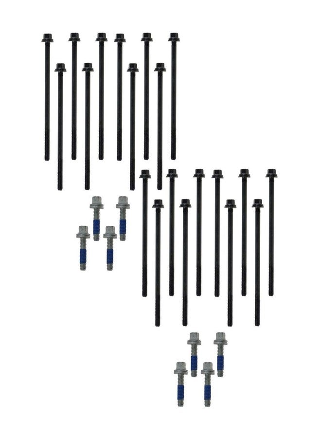 تي آر كيو مجموعة براغي رأس أسطوانة محرك TRQ، 28 زوجًا، متوافقة مع شاحنات دودج بيك أب وجيب V8 سعة 4.7 لتر - Image 1