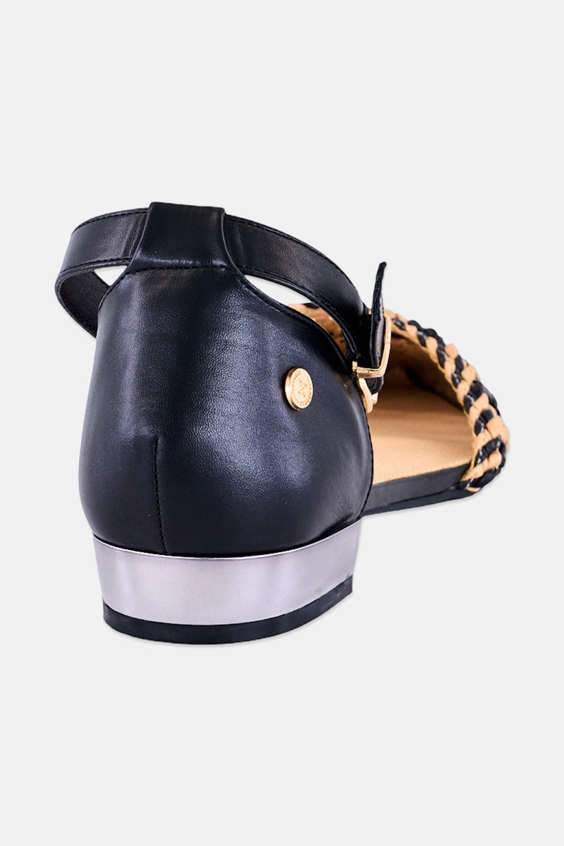 Xti Women Textured Adjustable Buckle Closure Pumps, Multicolor - Image 2