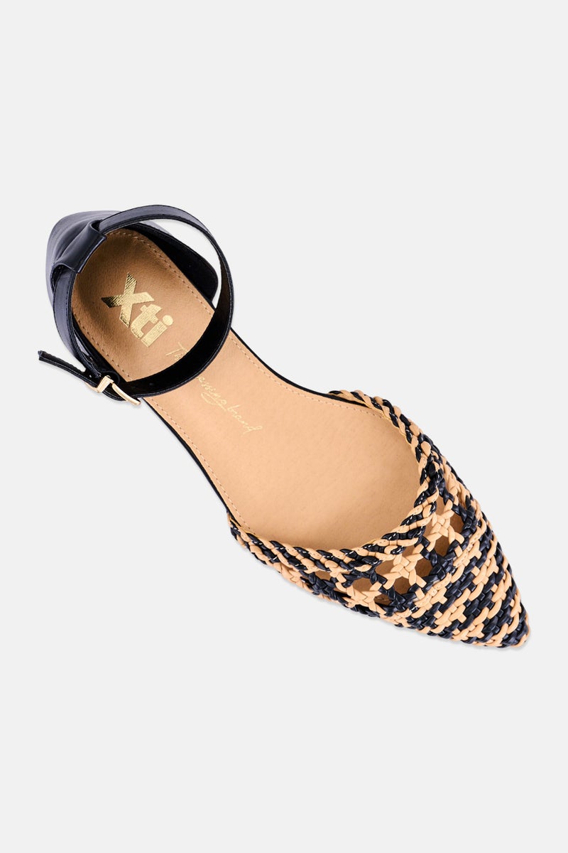 Xti Women Textured Adjustable Buckle Closure Pumps, Multicolor - Image 4