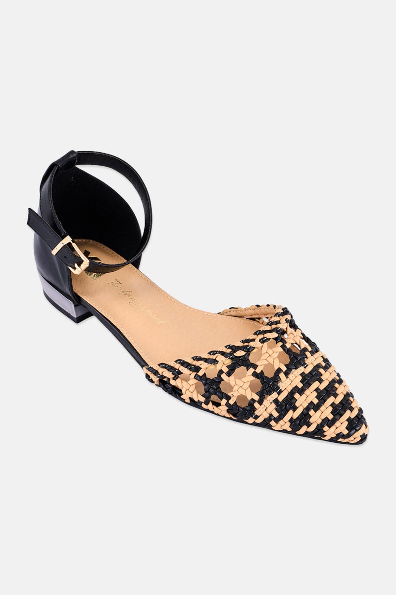 Xti Women Textured Adjustable Buckle Closure Pumps, Multicolor - Image 1