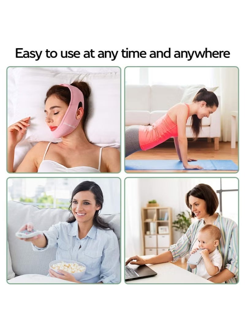 general Mroobest ParaFaciem Reusable V Line Mask Facial Slimming Strap Double Chin Reducer Chin Up Mask Face Lifting Belt V Shaped Slimming Face Mask "Only covers the chin" - Image 2