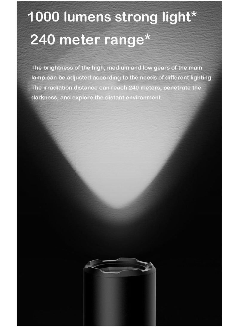 Xiaomi - Xiaomi Multi-function Flashlight Zoomable Ultra Bright Torch with Window Breaker Knife for Outdoor Search Camping Lighting - Image 1