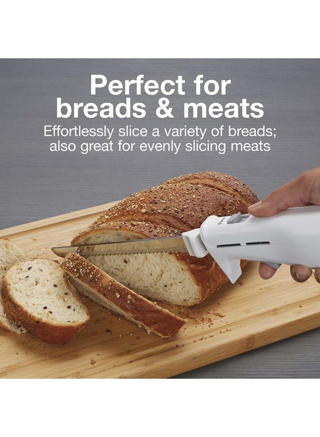 Proctor Silex 74311 Easy Slice Electric Knife, White - Image 2