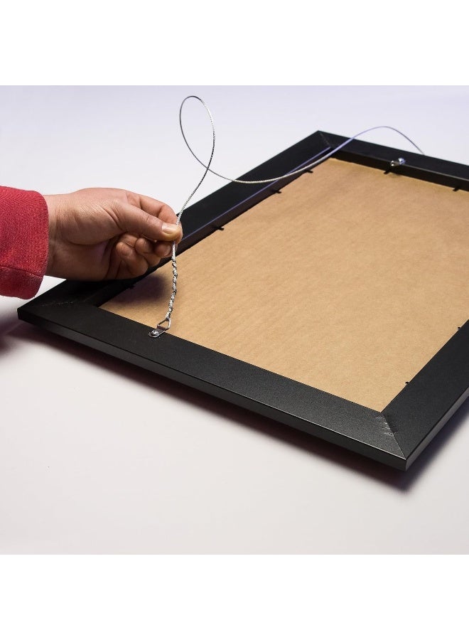 Craig Frames FM26DKW 16 by 20Inch Picture Frame Smooth Wrap Finish 126Inch Wide Dark Brown - Image 3