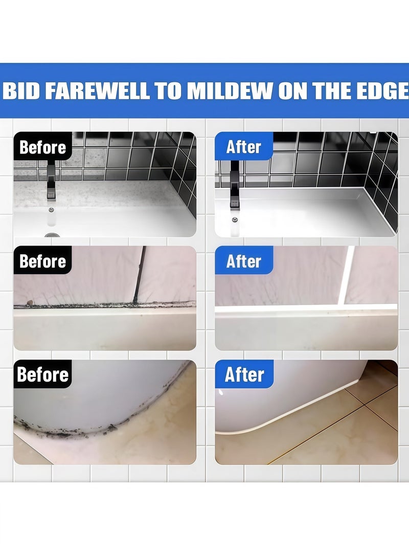 ASHILE Tile Grout Paint, Cement Crack Filler, and Grout Sealer for Shower and Floor Tiles, Used for Filling Cracks and Gaps on Tile Surfaces, Easy and Safe to Use, White, 100g - Image 5