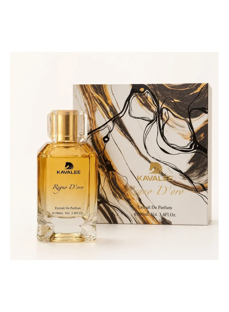 Kavalee Regno D'oro Extrait de Parfum for Men and Women, 100ml