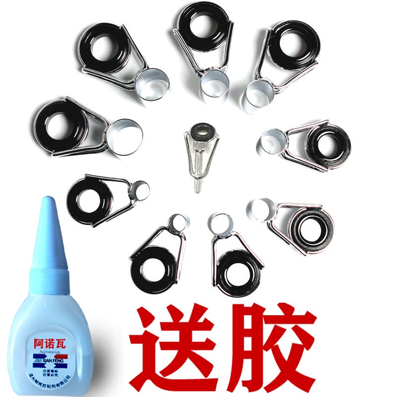 Generic Ceramic Guide Rings for Sea Fishing Rods Top ring 3 Sea pole wire ring 