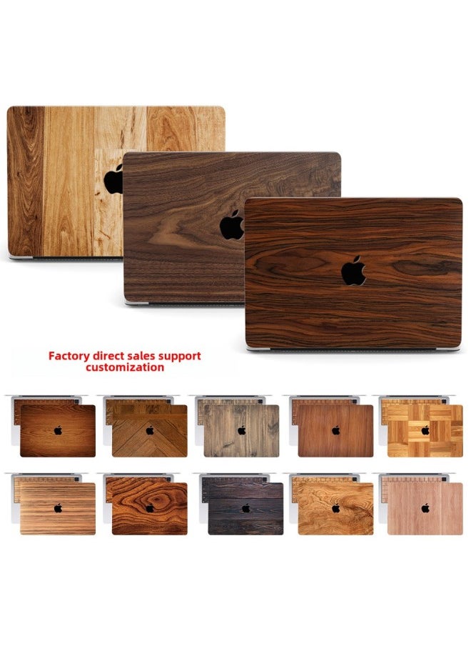 Generic - Apple Laptop Macbookpro Protective Shell 16-inch Apple Computer Protective Shell Wood Grain Apple Computer Shell-Color:RS-403-Applicable Model:Macbook12（A1534） - Image 1
