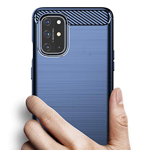 Osophter for Oneplus 8T Case,Oneplus 8T 5G Case with Screen Protector Shock-Absorption Flexible TPU Rubber Protective Cell Phone Cover for Oneplus 8T(Navy Blue) - Image 3