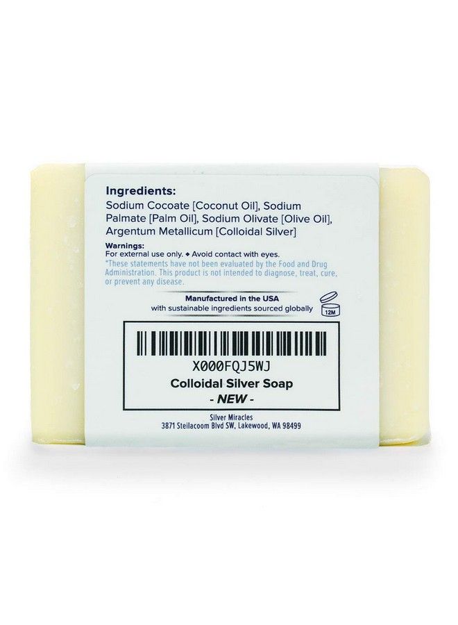 Silver Miracles صابون الفضة الغروية 3 عبوات - Image 3