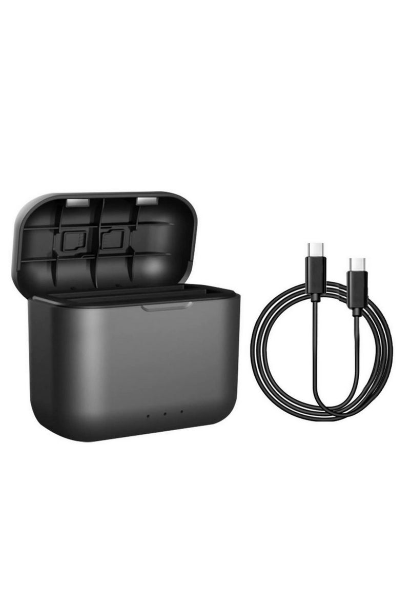 For Insta360 X3 Battery Fast Charger Hub with Charging Cable Stand 2 TF Card Slots Simultaneous Charging Travel Friendly Safety Protection for Power Accessories - Image 2