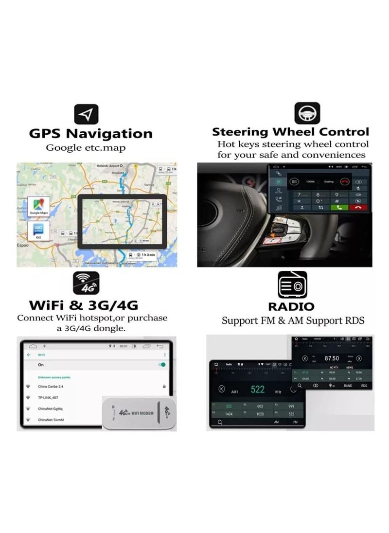 SHEZA STAR - Android Car Stereo for Toyota Land Cruiser 2006 to 2015 4GB RAM 64GB ROM Support Apple Carplay MirrorLink WiFi BT IPS Touch Screen with Backup Camera Included - Image 1