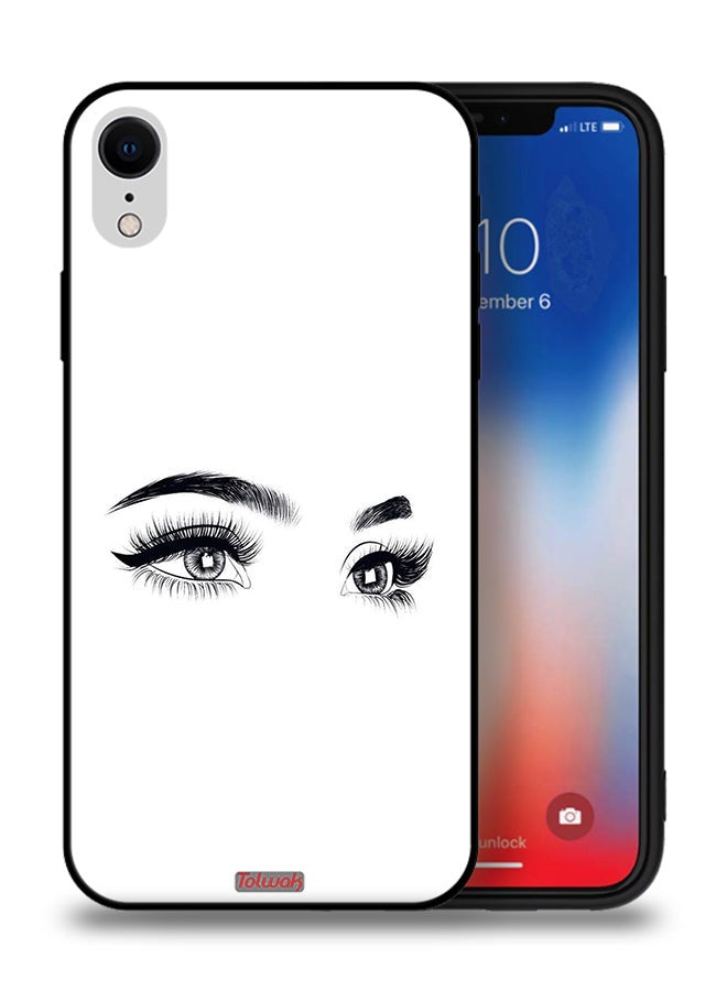 Tolwak Apple iPhone XR Protective Case Eyes Art - Image 1
