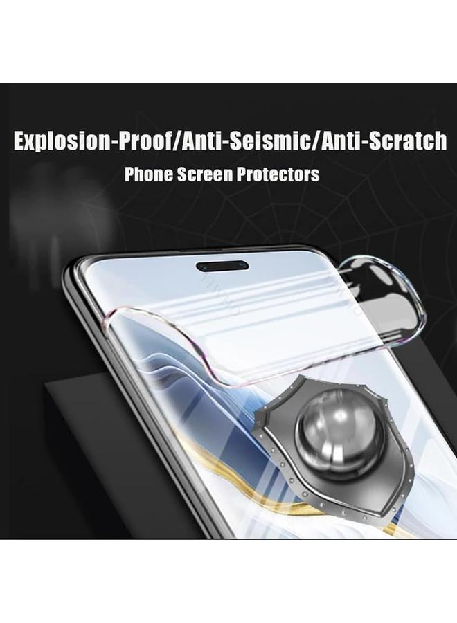 erorex 2 Plus 2 Compatible With Honor Magic 6 Pro Screen Protector High Sensitivity Hydrocoagulation Film Full Coverage Clear Hd With Camera Lens Protector Scratch Resistant - Image 4