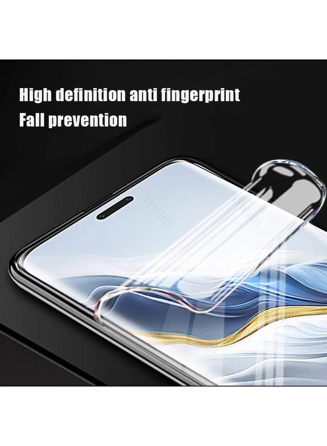 erorex 2 Plus 2 Compatible With Honor Magic 6 Pro Screen Protector High Sensitivity Hydrocoagulation Film Full Coverage Clear Hd With Camera Lens Protector Scratch Resistant - Image 2