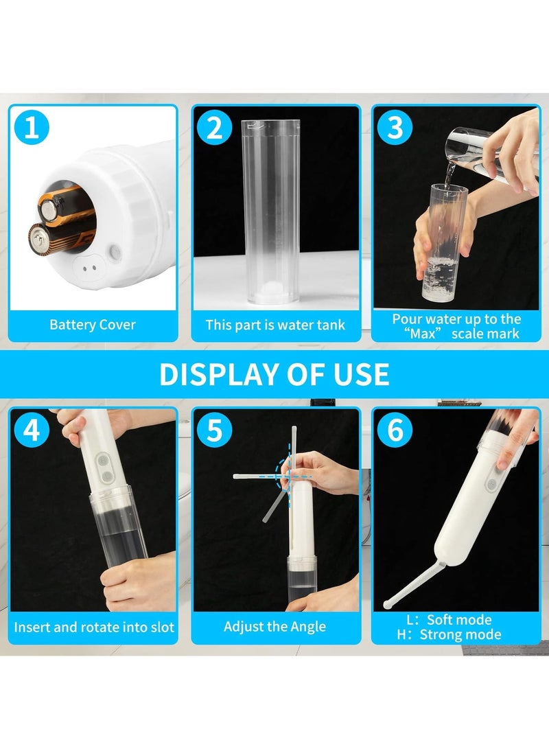 DLC Personal Portable Travel Bidet, Handheld Electric Bidet Sprayer Shattaf with 2 Speeds Options, IPX6 Waterproof for Toilet Hygiene Cleaning - Image 4