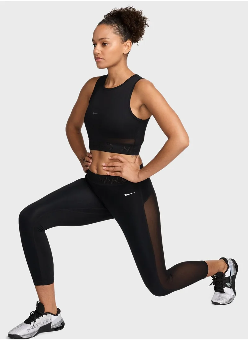 Nike 7/8 Mid Rise Dri-Fit Mesh Tights
