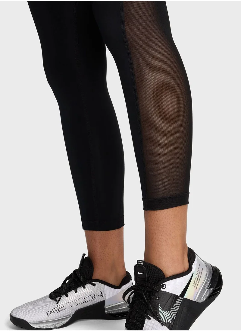 Nike 7/8 Mid Rise Dri-Fit Mesh Tights