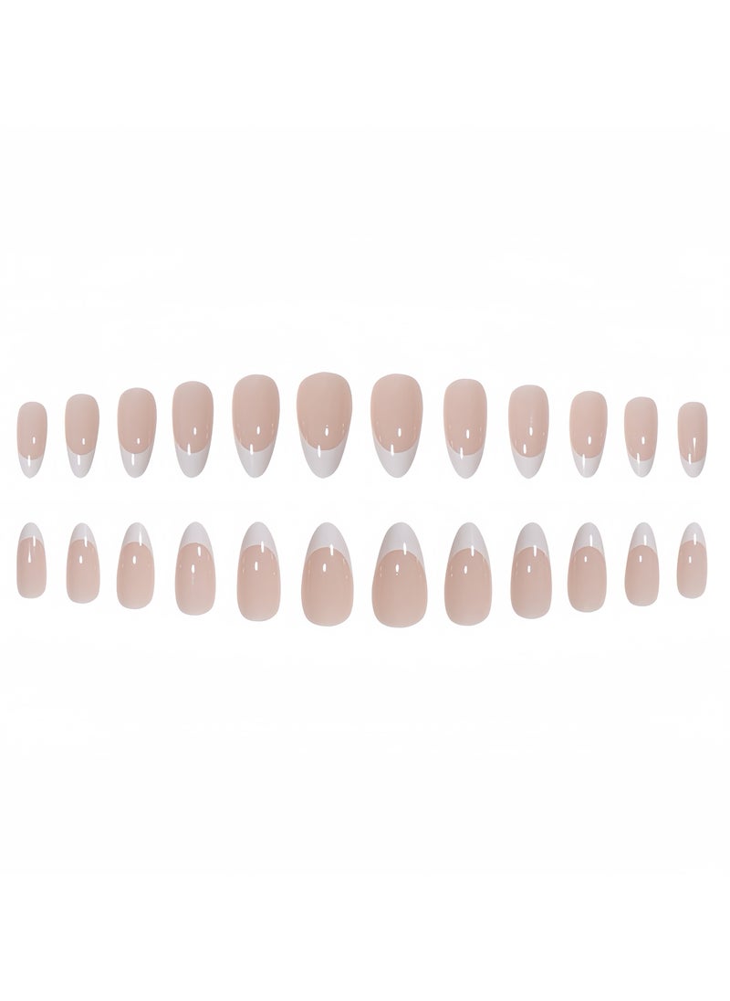 Generic - New nude French nail art - Image 1