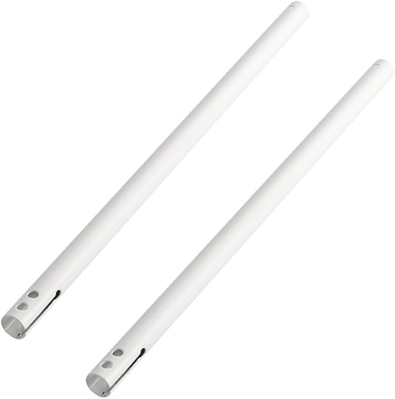 سقف مروحة تمديد قضيب أسفل قضيب 2 قطعة 12 بوصة قضبان حديد ملحقات - Image 2