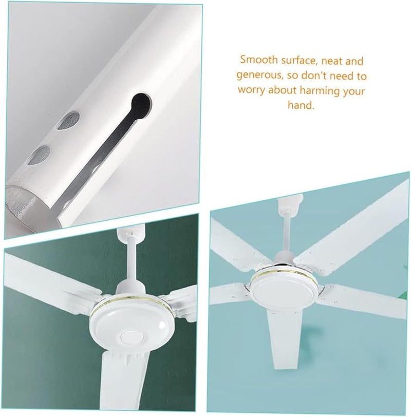 سقف مروحة تمديد قضيب أسفل قضيب 2 قطعة 12 بوصة قضبان حديد ملحقات - Image 5